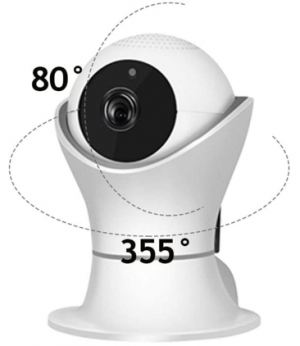 LAXIHUB Cámara Vigilancia Interior 1080P, Camara para Perros con Aplicación  3